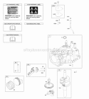 Camshaft Crankshaft Cylinder OperatorS Manual PistonRingsConnecting Rod Warning Label Diagram and Parts List for 11P902-0129-B3  Briggs and Stratton Engine